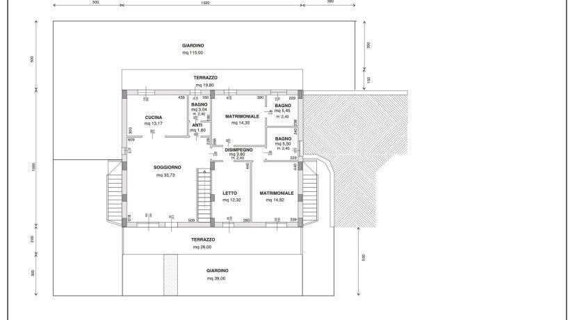 Dafne Piano terra 3 letto