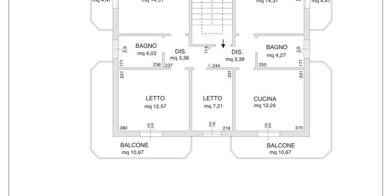 Ampio appartamento in vendita a Pinarella